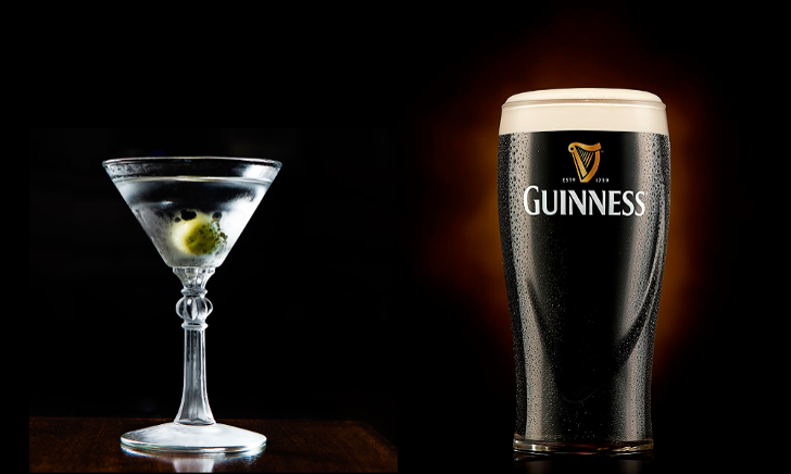 Martini Cocktail is guinness